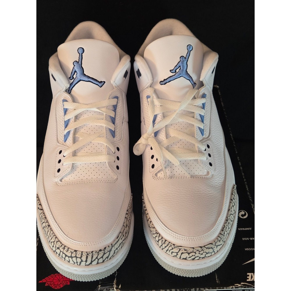 Air Jordan 3 Retro UNC Mens Size 18 Basketball Shoes White/Blue CT8532-104 - Picture 2 of 15